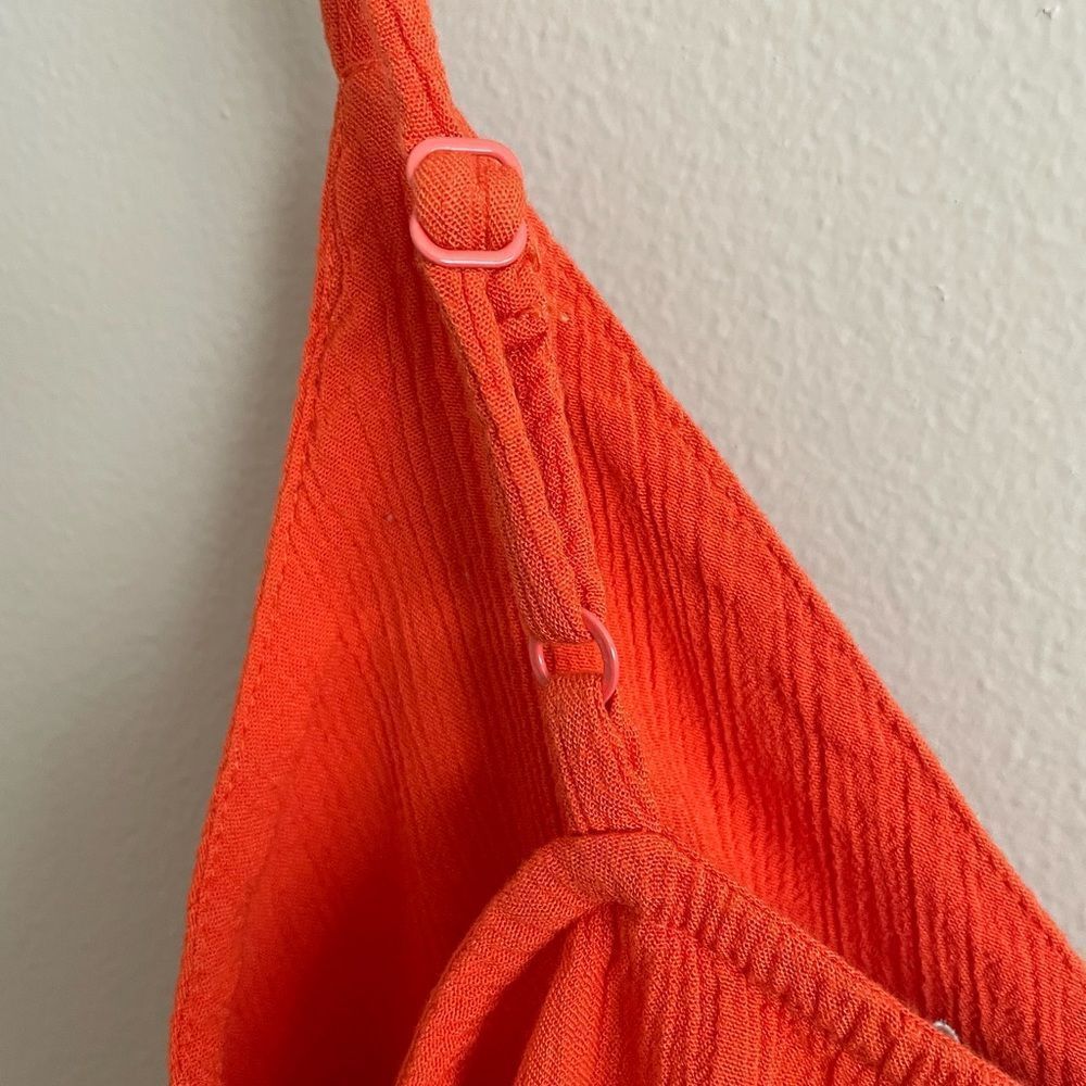 ASOS Orange Tank Top Size 8 - Picture 6 of 6